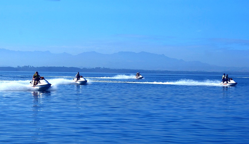 Jet Ski Adventures - Adrenalin Fiji - Jet Ski Adventures. Copyright Adrenalin Fiji.
