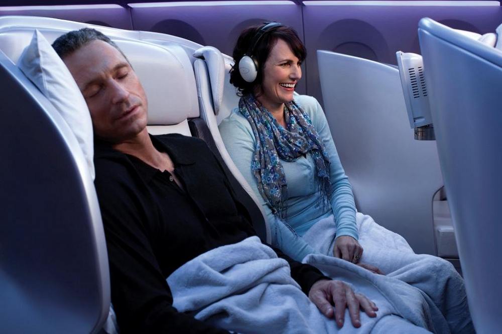 Premium Economy Spaceseat - Air New Zealand Flights. Copyright Air New Zealand.