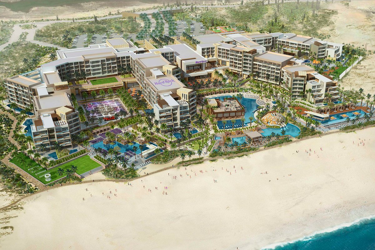 Aerial view - Hard Rock Hotel Los Cabos. Copyright Hard Rock Hotel Los Cabos.