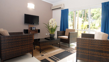 One Bedroom Deluxe Villas - Rendezvous Reef Resort Port Douglas. Copyright Rendezvous Reef Resort Port Douglas.