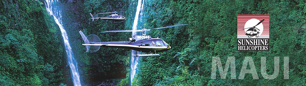 Sunshine Helicopters Maui - Sunshine Helicopters Maui. Copyright Sunshine Helicopters, Inc.