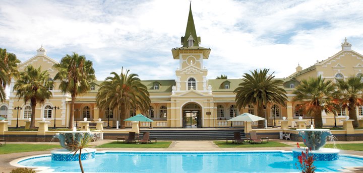 The Swakopmund Hotel Outside view - The Swakopmund Hotel. Copyright The Swakopmund Hotel.