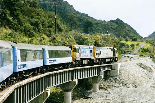 TranzAlpine - Tranz Scenic Rail. Copyright Tranz Scenic Rail.