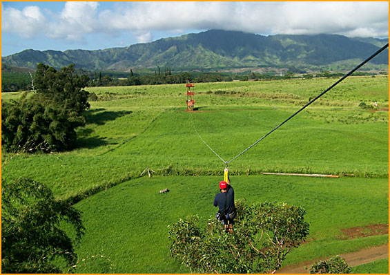 Overview - Zipline Eco Adventure. Copyright Zipline Eco Adventure.